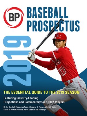 Baseball Prospectus 2019 - ebook